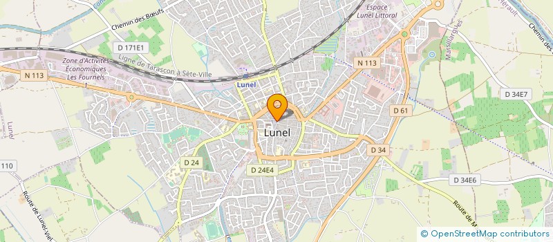 localisation de l'entreprise FIL HARMONIE à LUNEL