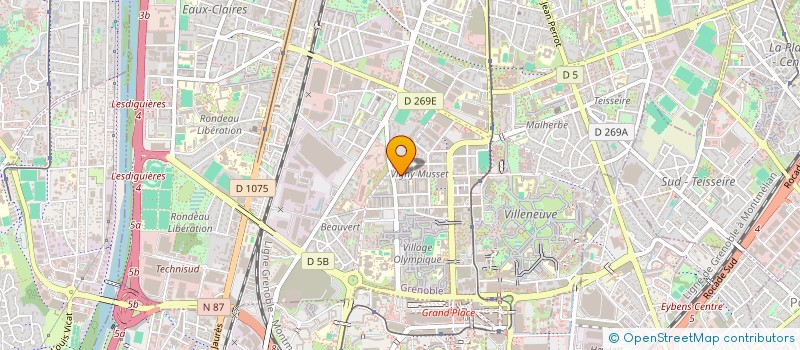 localisation de l'entreprise FIL-INFOS-LOGES  GRENOBLE