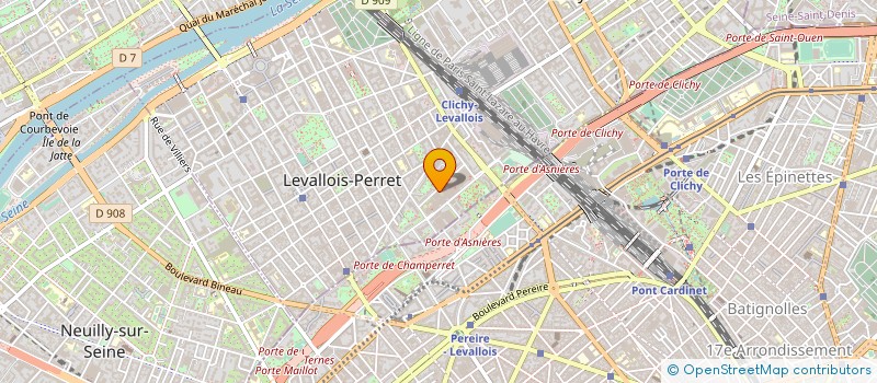 localisation de l'entreprise FIL'ME IN à LEVALLOIS-PERRET