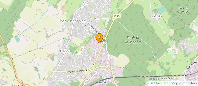 localisation de l'entreprise FIL'OU CREATION  SERRE-LES-SAPINS