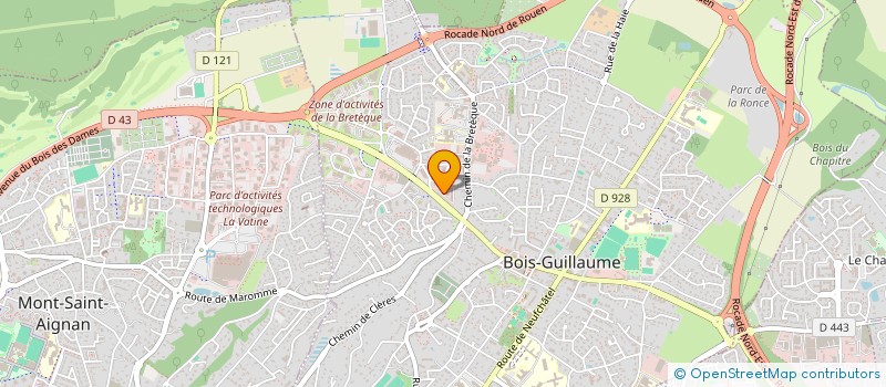 localisation de l'entreprise FIL SERVICE ROUEN à BOIS-GUILLAUME