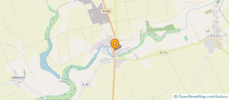 localisation de l'entreprise FIL TERRASSEMENT  MAVES