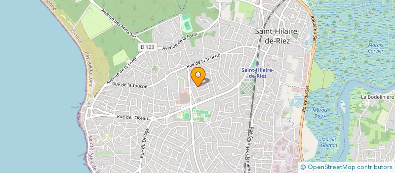 localisation de l'entreprise FIL VENDEE à SAINT-HILAIRE-DE-RIEZ