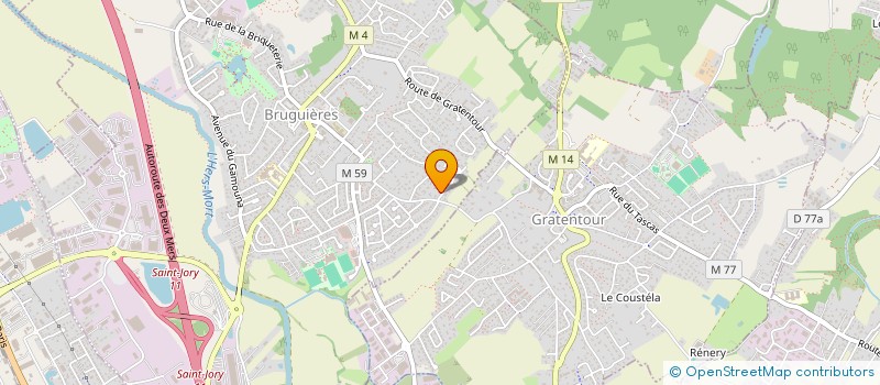 localisation de l'entreprise FIL2VP  BRUGUIERES