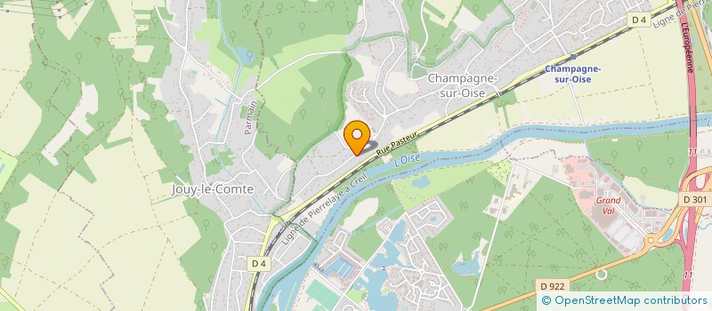 localisation de l'entreprise FILA  CHAMPAGNE-SUR-OISE