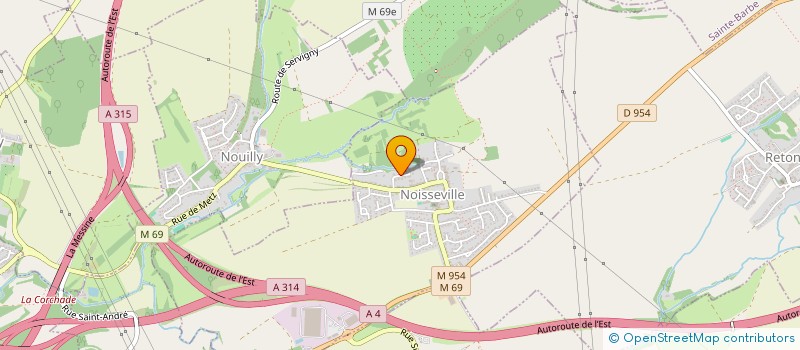 localisation de l'entreprise FILA  NOISSEVILLE