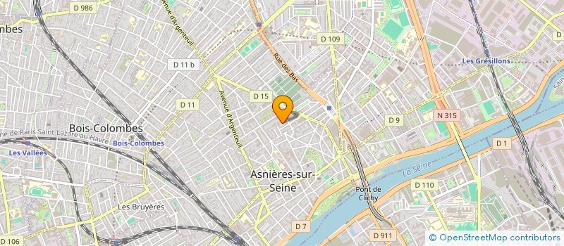localisation de l'entreprise FILA- GILOT à ASNIERES-SUR-SEINE