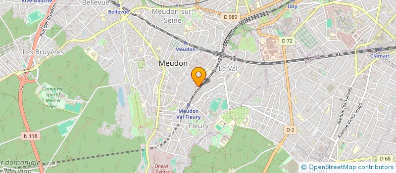 localisation de l'entreprise FILABI  MEUDON