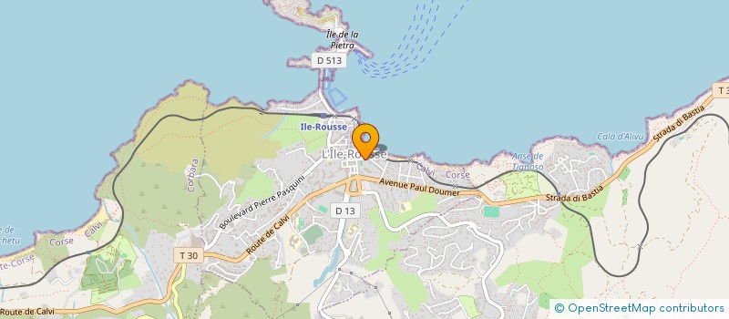 localisation de l'entreprise FILAGNA à L'ILE-ROUSSE