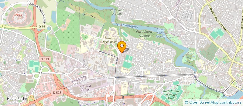 localisation de l'entreprise FILALINGE à ANGERS