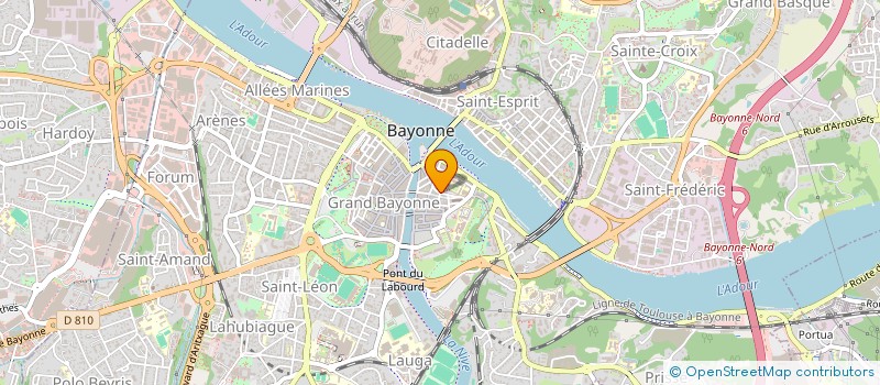 localisation de l'entreprise FILAMARO à BAYONNE