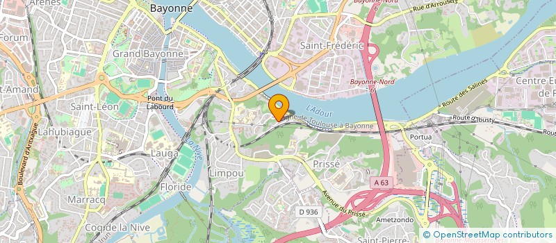 localisation de l'entreprise FILAMI à BAYONNE
