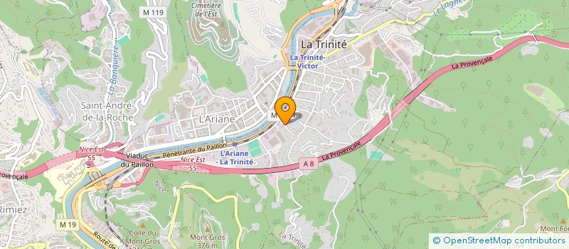 localisation de l'entreprise FILANTEX à LA TRINITE