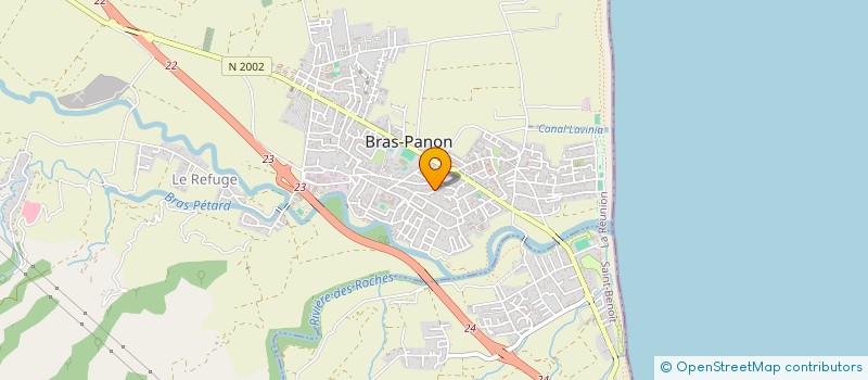 localisation de l'entreprise FILAO  BRAS-PANON