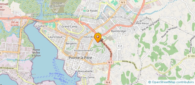 localisation de l'entreprise FILAO SOINS à LES ABYMES