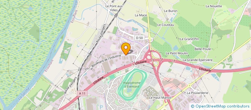 localisation de l'entreprise FILAOS à ANGERS
