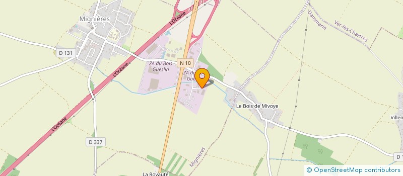 localisation de l'entreprise FILARM à MIGNIERES