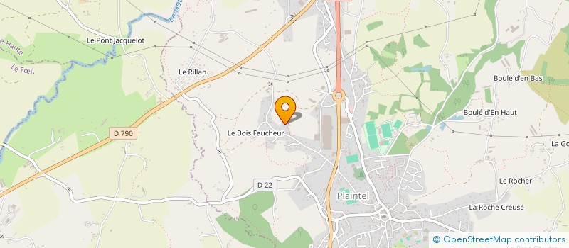 localisation de l'entreprise FILARMOR SAS à PLAINTEL