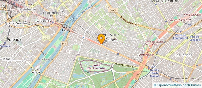 localisation de l'entreprise FILART GRAND PARIS à NEUILLY-SUR-SEINE