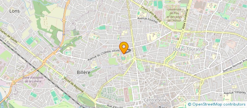 localisation de l'entreprise FILATURE D OSSAU à PAU