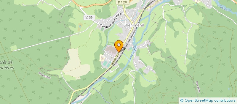 localisation de l'entreprise FILATURE DE CHENIMENIL à CHENIMENIL