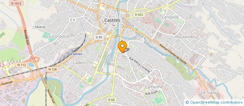 localisation de l'entreprise FILATURE DU MAROULET à CASTRES