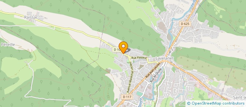 localisation de l'entreprise FILATURE SOUBRIE à LAVELANET