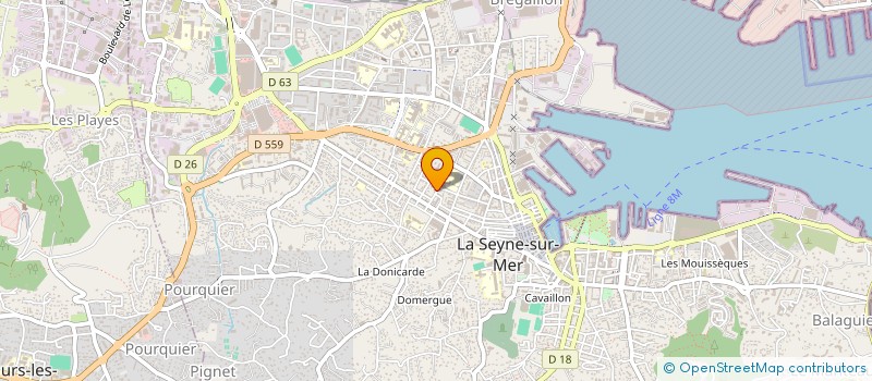 localisation de l'entreprise FILAV à LA SEYNE-SUR-MER