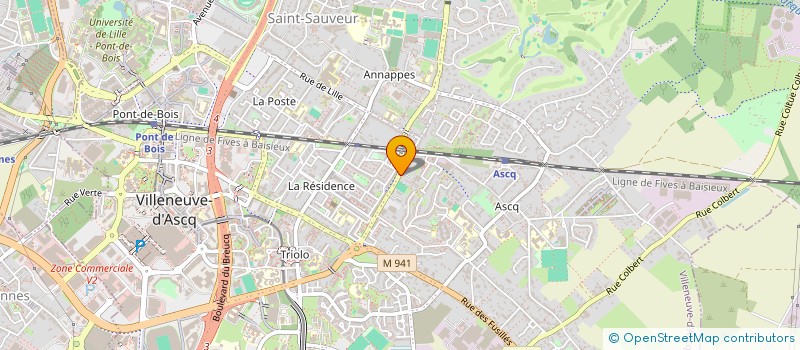 localisation de l'entreprise FILBO à VILLENEUVE-D'ASCQ