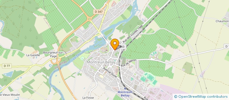 localisation de l'entreprise FILBOX à MONTREUIL-BELLAY
