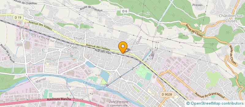 localisation de l'entreprise FILDEC à THYEZ