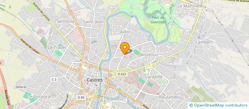 localisation de l'entreprise FILDELUXE à CASTRES