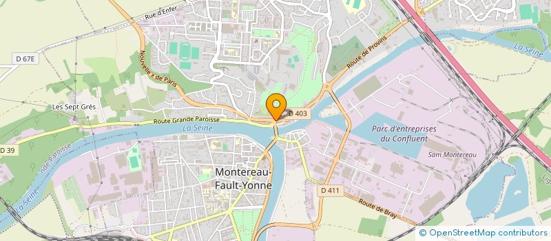 localisation de l'entreprise FILDESARO à MONTEREAU-FAULT-YONNE