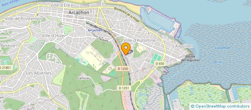 localisation de l'entreprise FILDO  ARCACHON