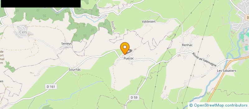 localisation de l'entreprise FILEAUVERT à TEISSIERES-DE-CORNET