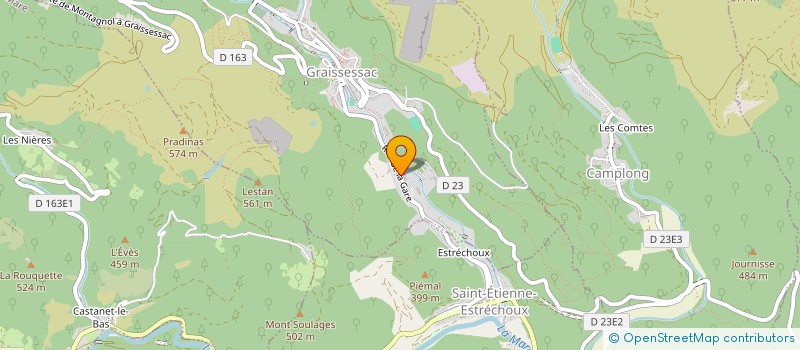 localisation de l'entreprise FILEC à GRAISSESSAC