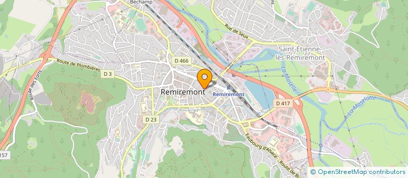 localisation de l'entreprise FILEMPLOI à REMIREMONT