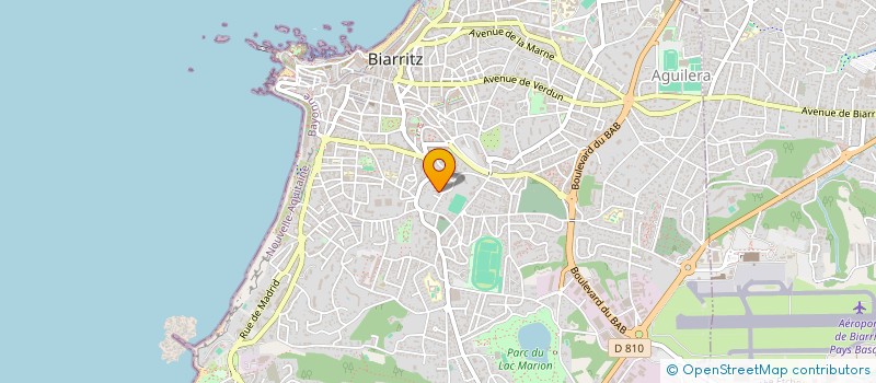 localisation de l'entreprise FILEOS à BIARRITZ