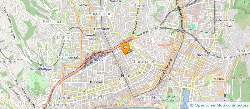 localisation de l'entreprise FILERIC à NICE