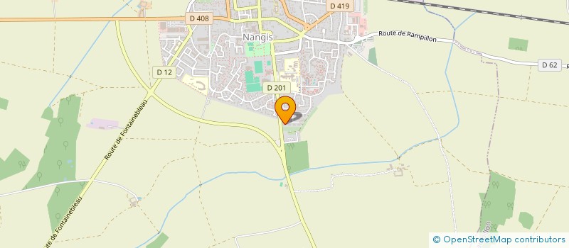 localisation de l'entreprise FILESA  NANGIS