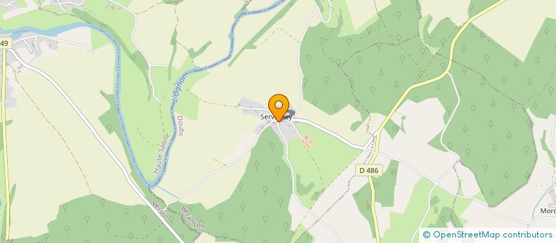 localisation de l'entreprise FILET CONSTRUCTIONS  MONTAGNEY-SERVIGNEY
