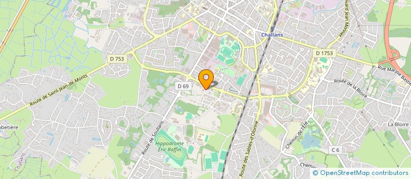 localisation de l'entreprise FILETAGES G.L.S. à CHALLANS