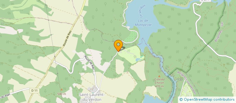 localisation de l'entreprise FILEX 04  SAINT-LAURENT-DU-VERDON