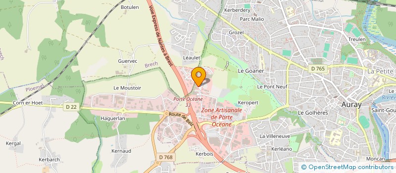 localisation de l'entreprise FILEXIA CONSEILS à AURAY