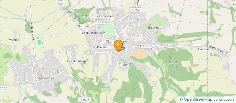 localisation de l'entreprise FILFAL INVEST  CHAPONNAY