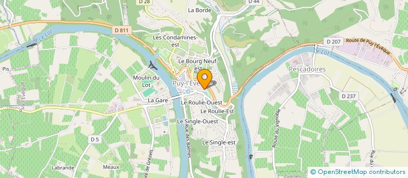 localisation de l'entreprise FILHOL BARGUES  PUY-L'EVEQUE