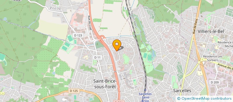 localisation de l'entreprise FILHOLD  SAINT-BRICE-SOUS-FORET