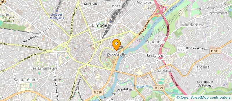 localisation de l'entreprise FILHOULOPOLY à LIMOGES