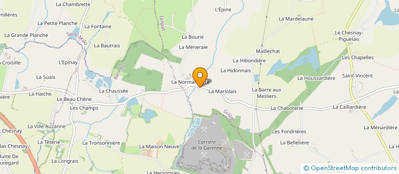 localisation de l'entreprise FILI  GUIPEL