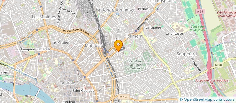 localisation de l'entreprise FILI LIBERATE  TOULOUSE